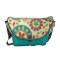 Mod Vintage Retro Pop Floral Messenger Bag