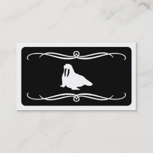 mod walrus (colour customizable) business card