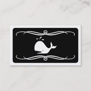 mod whale (colour customizable) business card