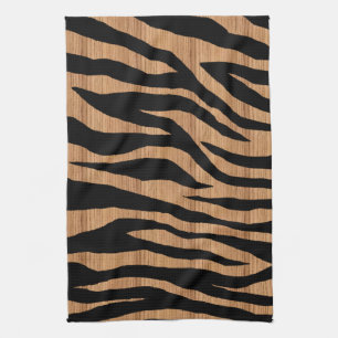 Mod Wood Zebra Kitchen Towel