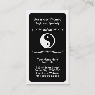 mod yin yang (colour customizable) business card