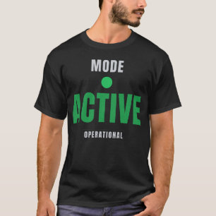 Mode Active Premium Tech Typography Design T-Shirt