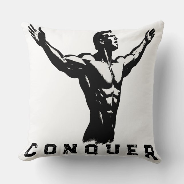 Mode bête Activé Coussin Gras de formation Mindset (Recto)