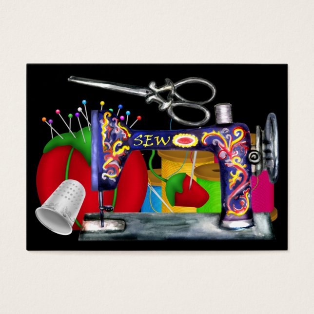 Mode - Carte Seamstress / Tag - SRF (Devant)