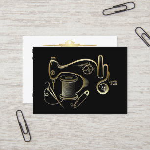 Mode, couture, Carte de visite Seamstress Version