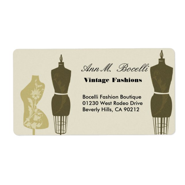 Mode et artisanat vintage Designer (Devant)