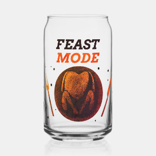 Mode Festin – Verre à vin de Thanksgiving drôle