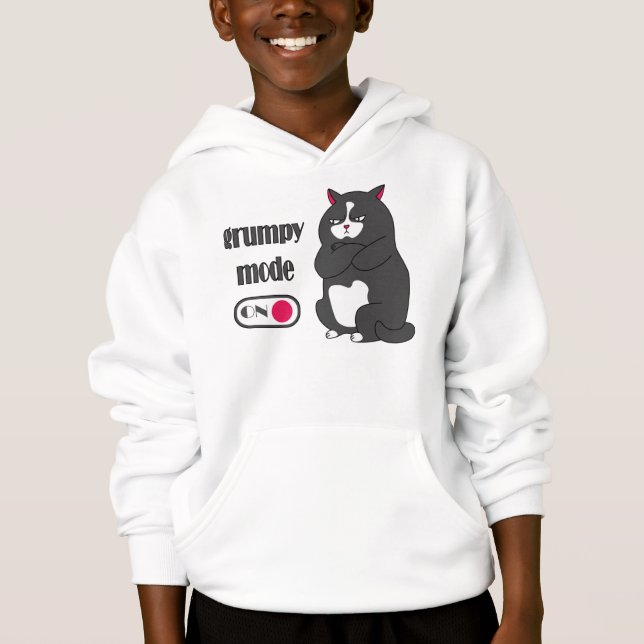 Mode grumeux sur drôle de gros chat (Devant)