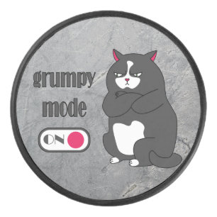 Mode grumeux sur drôle de gros chat