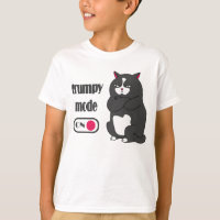 Mode Grumpy sur drôles gros chat T-Shirt