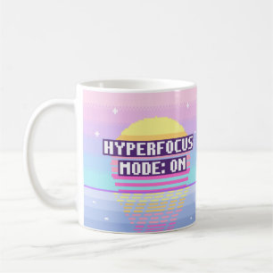 Mode Hyperfocus : Sur Tasse Pixel Neurodivergent