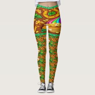 Mode pop St. Patrick's Day Leggings