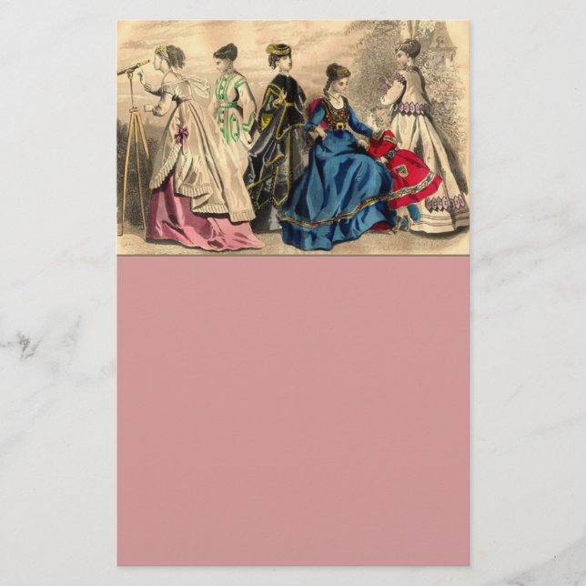 Mode Victorian Dames papeterie (Devant)