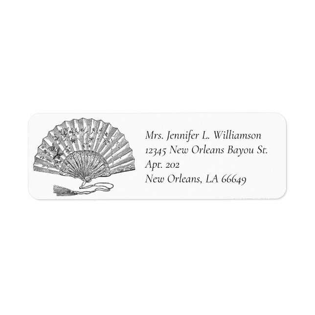 Mode Vintage élégante pour le ventilateur pliant c (Devant)