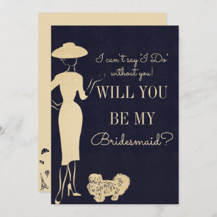 Mode vintage Serez-Vous Ma Carte D'Époux