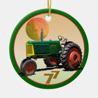 Model 77 Row Crop Ceramic Ornament