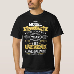 MODEL A Legend Was Born in Year T-Shirt
