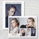 Model Actor Comp Card 6 Photo Double Sided<br><div class="desc">Actor Model Comp Card. PostCard Size,  Double Sided With a 6 Photo Layout.</div>