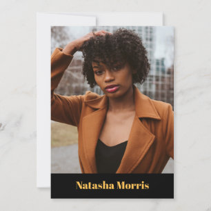 Model Actor Dancer 4 Photo Comp Invitation