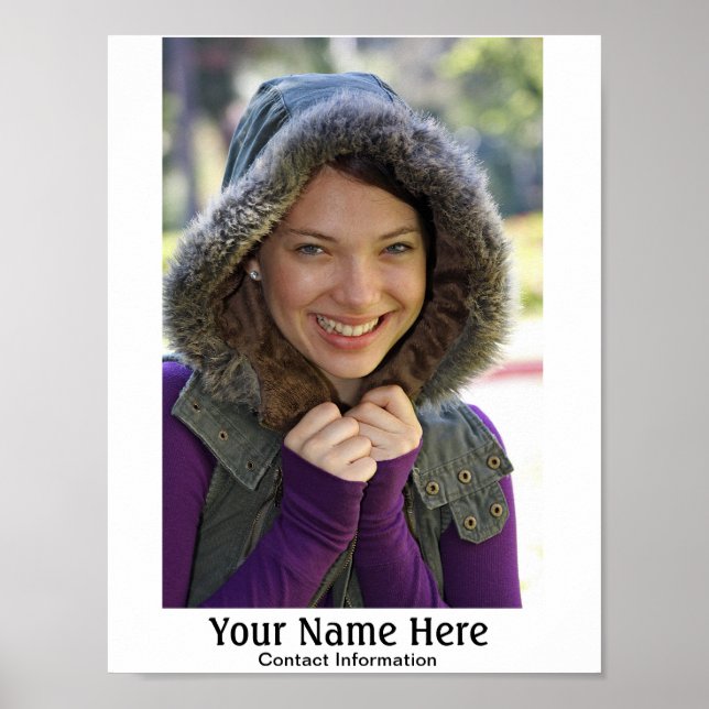 Model - Actor Headshot Poster (Front)