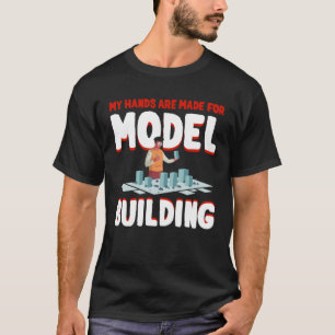 Model Building Cars Train Builder Kit Rocket Airpl T-Shirt