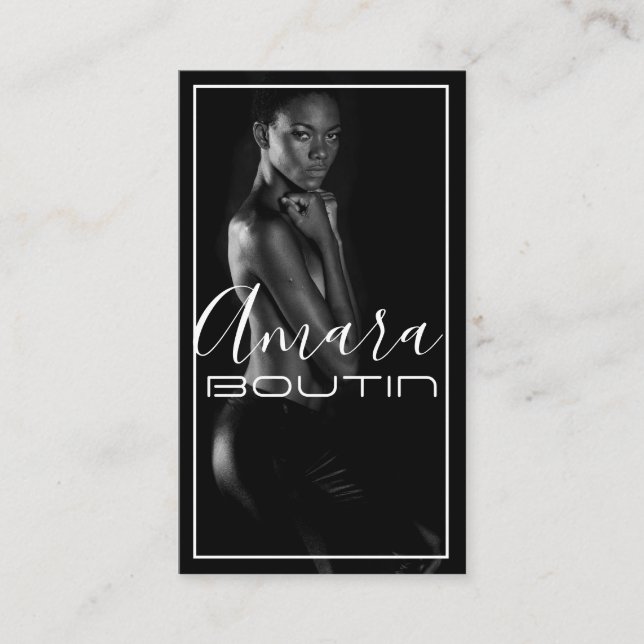 Model Business Card (Front)