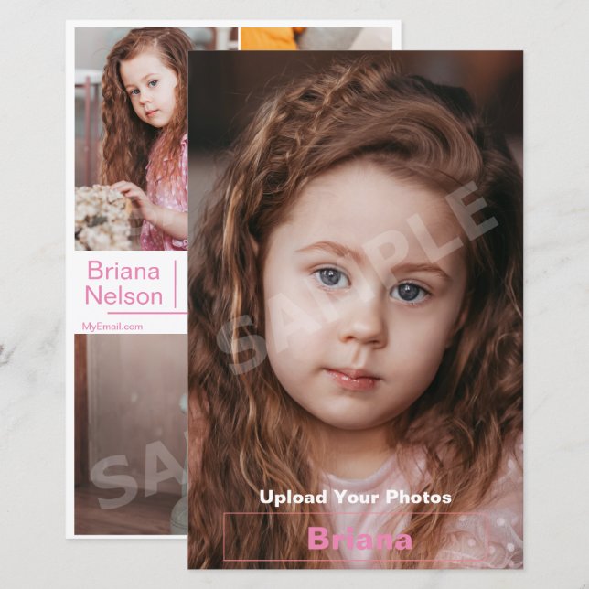 Model Composition Headshot Childrens Zed (Front/Back)