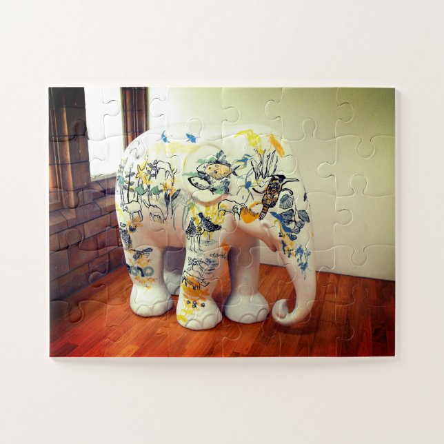 Model elephant jigsaw puzzle (Horizontal)
