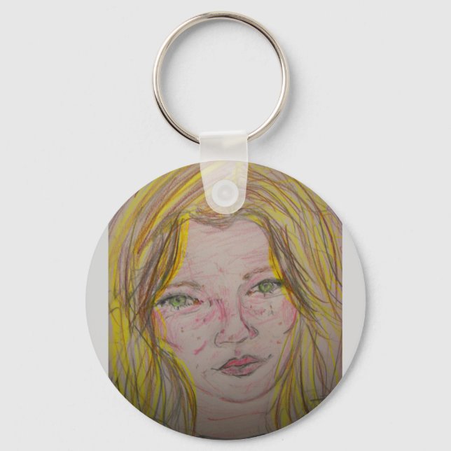 model features keychain (Front)