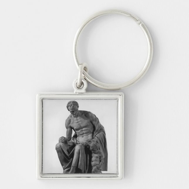 Model for a monument to Jean-Jacques Rousseau Keychain (Front)
