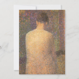 Model From Behind by Georges Seurat, Vintage Art