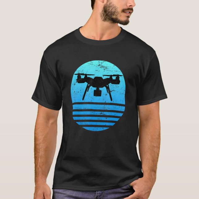 Model Maker Racing Drone Rc Drone Fpv Pilot Quadro T-Shirt (Front)