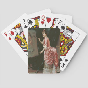 Model Making Mischief (by Raimundo de Madrazo) Playing Cards