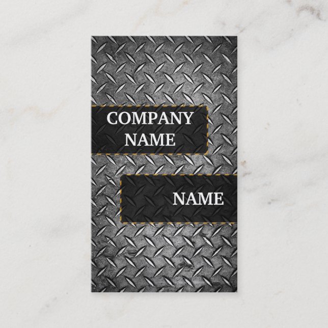 Model metal diamond card (Front)