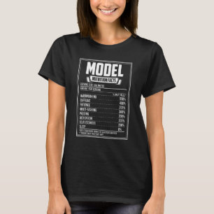 Model Nutrition Facts T-Shirt