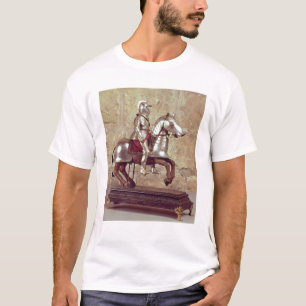 Model of a barded horse and rider, c.1640 T-Shirt