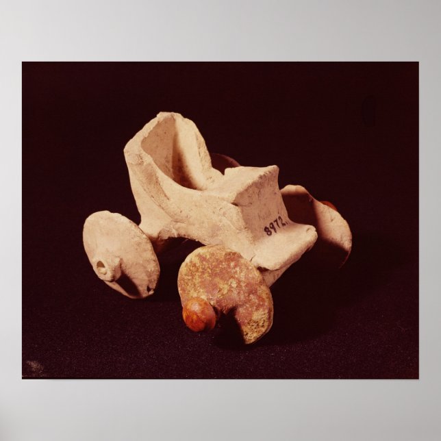 Model of a chariot, 2000-1595 BC Poster (Front)