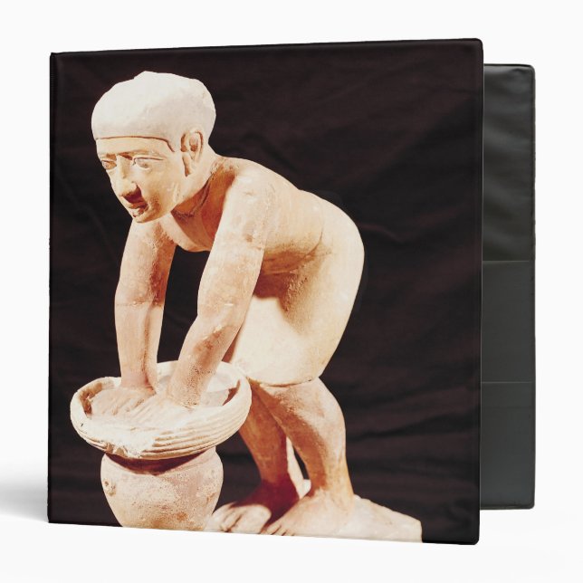 Model of a man making beer, from Saqqara Binder (Front/Inside)