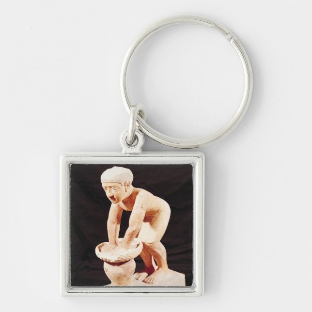 Model of a man making beer, from Saqqara Keychain (Front)