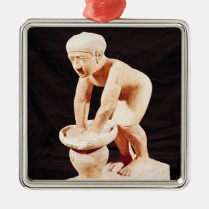 Model of a man making beer, from Saqqara Metal Ornament