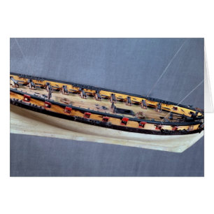 Model of a pirate ship, c.1810