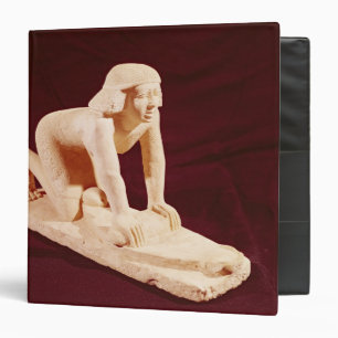 Model of a servant grinding grain, Old Kingdom Binder