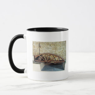 Model of a swing bridge mug
