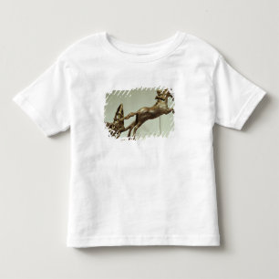 Model of a two horse chariot toddler t-shirt