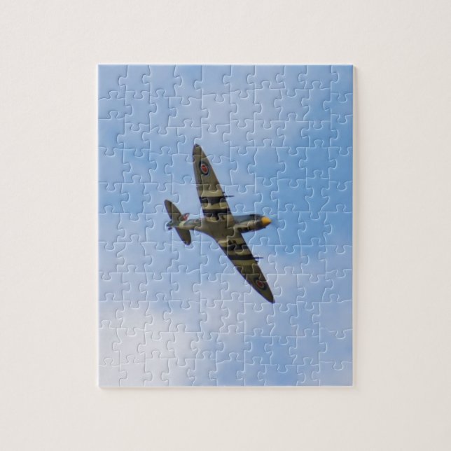 Model of Spitfire MK IX MK923 Jigsaw Puzzle (Vertical)