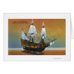 Model of the Mayflower in Pilgrim Hall View