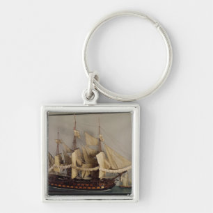Model of the ship 'L'Achille' Keychain