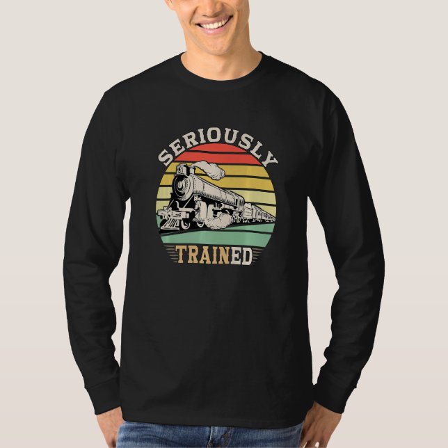 Model Railroad Layout Accessories, Railway Locomot T-Shirt (Front)