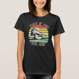 Model Railroad Layout Vintage Railway Locomotive T T-Shirt