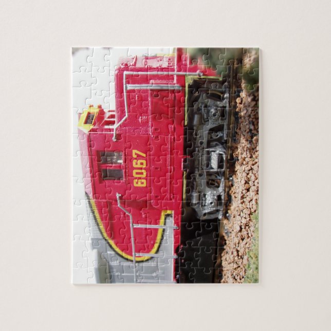 Model Railroading Puzzle # 2 in Tin (Vertical)